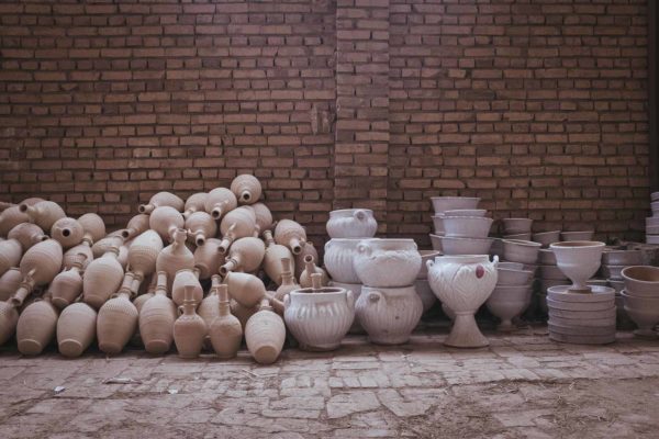 This photo shows A Pottery Store in Ceramkala by Philip Reitsperger