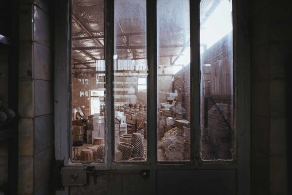 This photo shows A Pottery Store in Ceramkala by Philip Reitsperger