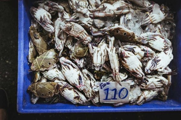 This photo shows The Stuff of An Early Visit to Thonburi Market by Philip Reitsperger