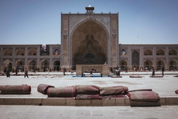 This photo shows The Tiles of Shah Mosque by Philip Reitsperger