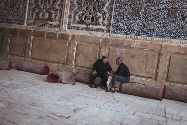 This photo shows The Tiles of Shah Mosque by Philip Reitsperger